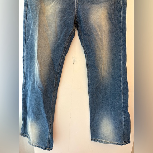 High rise vintage washing wide leg jean - Picture 5 of 7